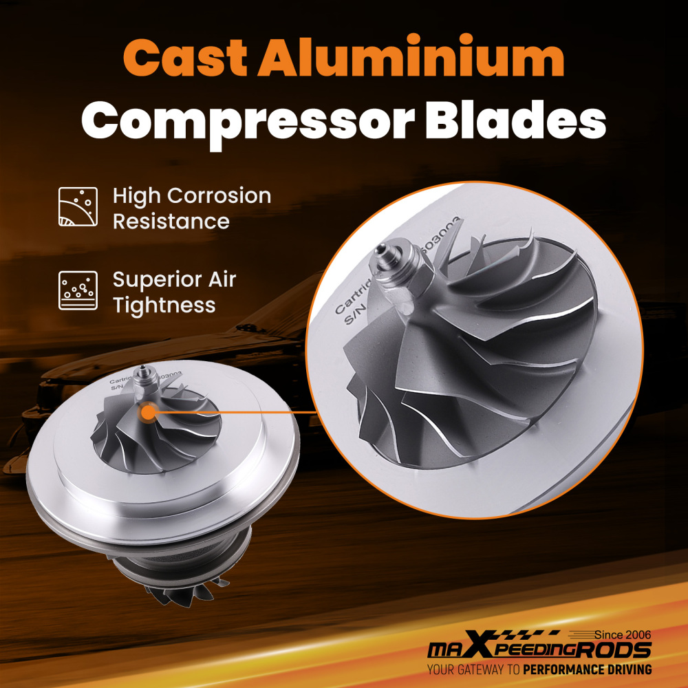 Turbine Coreassy Cartuccia compatibile per Fiat Commercial Ducato 2.3L 53039880116 504136797